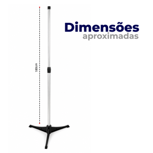 PORTA BANNER – TRIPÉ XP - Base de Plástico
