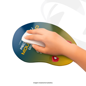 Mouse Pad com Apoio Ergonômico
