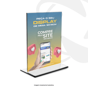 DISPLAY DE MESAS TAM. 10X15CM