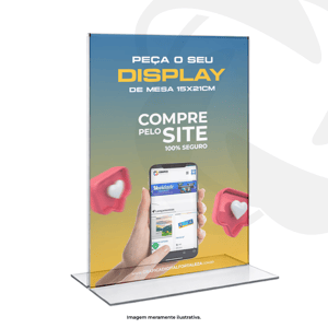 DISPLAY DE MESAS TAM. 15x21CM
