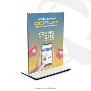 DISPLAY DE MESAS TAM. 7,5x10,5