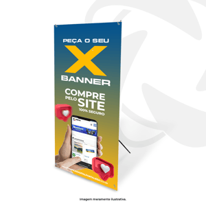 X-Banner 60x160cm (grátis bolsa para transporte)