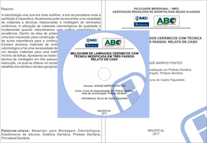 CD TCC PERSONALIZADA      Capa formato DVD, CD impresso (NÃO É ADESIVO)