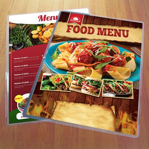 CARDAPIO PLASTIFICADO  A4 - 21x29CM 4x0 / 4x1 / 4x4   