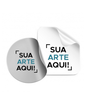 Adesivo com Recorte Personalizado 9cm