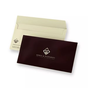 Envelope Carta Papel Sulfite 90g 11,5x23 4x0   