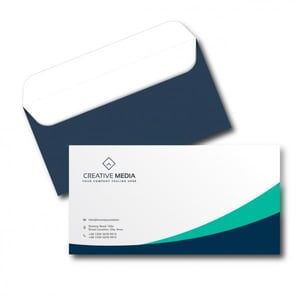 Envelope Carta Papel Sulfite 120g 11,5x23 4x0   