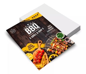 Couchê Brilho 150g 4x0 cor Papel Couchê 150 gramas 15x21 cm 4x0  CORTE RETO 