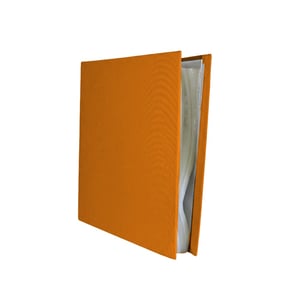 Capas Avulsas em Tecido Jeans Amarelo JEANS Formato: 24 x 34 cm    Revestidas com tecido jeans