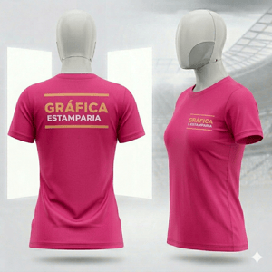 Camiseta Personalizada Algodão Premium Feminina