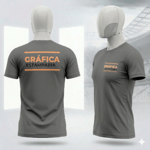 Camiseta Personalizada Algodão Premium Masculina