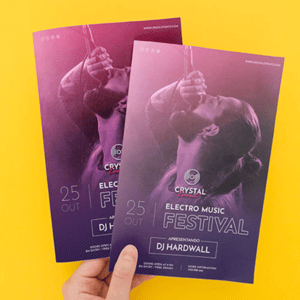 Folheto em Couché Brilho Couché Brilho  4X0 Colorido Frente  Refile 