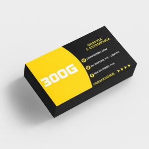 Cartão de Visita Couché Brilho Couché 88x48mm   Refile 