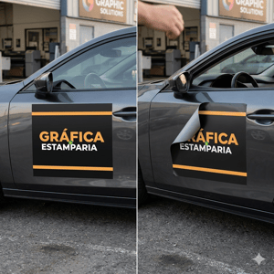 Imã Veicular Imã 0,08mm Personalizado 4x0  Sem Acabamento 