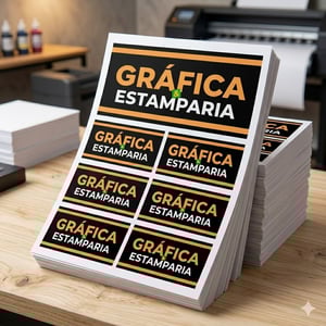 Folheto Sulfite, Reciclato e Kraft 100x148mm 4x0 Sem Revestimento Refile 