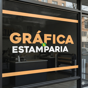 Adesivo Perfurado Vinil Perfurado 0,12 Personalizado 4x0 Sem Revestimento Sem Acabamento 