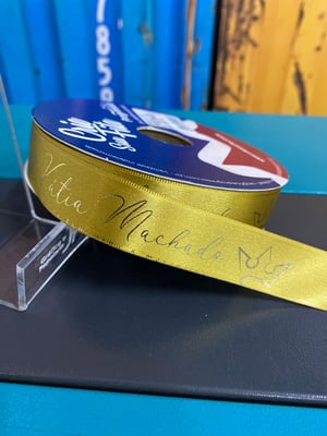 FITA DETIM PERSONALIZADA 22MM Fita Cetim 22 mm de Largura x 50 m de Comprimento    