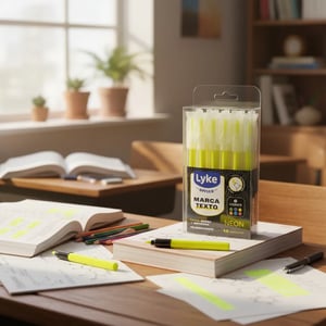 MARCA TEXTO - LIKE - AMARELO NEON - AVULSO