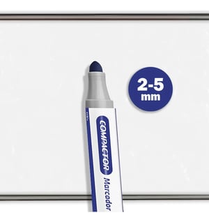 MARCADOR QB RECARREGÁVEL - COMPACTOR AZUL