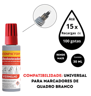REABASTECEDOR QB - COMPACTOR VERMELHO