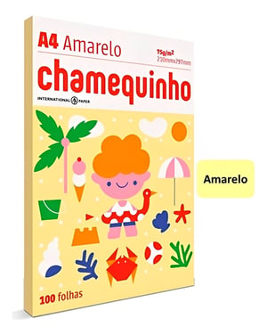 CHAMEQUINHO SULFITE COLORIDO  A4 - 75g/M²