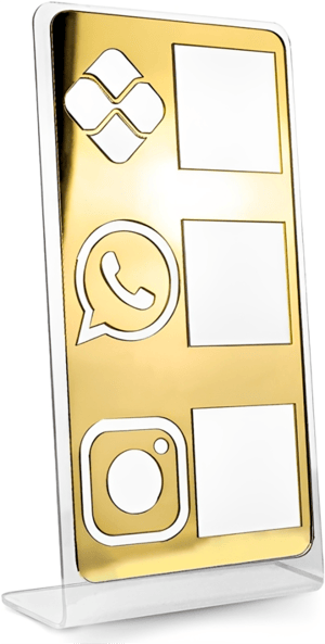 PLACA PREMIUM - QR CODE