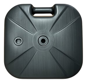 Base Quadrada Pesada Visibil P/ Wind Banner Flag Guarda-sol      