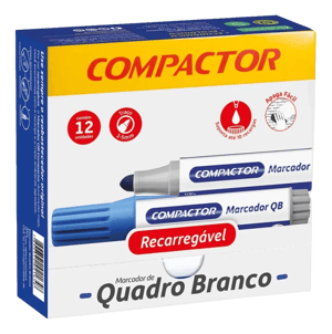 MARCADOR QB RECARREGÁVEL - COMPACTOR AZUL      