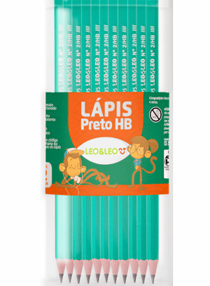 LÁPIS PRETO HB - LEO&LEO      