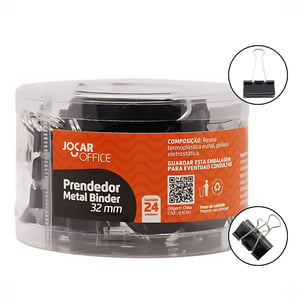 PRENDEDOR METAL BINDER 32mm - JOCAROFFICE      