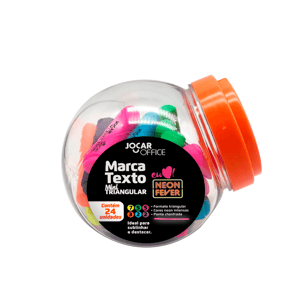 MARCA TEXTO MINI TRIANGUALAR - JOCAROFFICE      