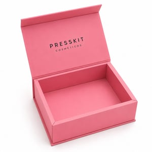 PRESSKITS - CAIXAS COM TAMPA EM PAPELÃO E BASE EM TRIPLEX