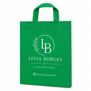 SACOLAS ECO BAG TNT/ IMPRESSÃO UM LADO / APENAS UMA COR