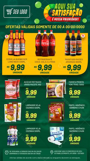 Encarte de Promoção 30x42