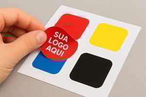 Adesivos Personalizados em Vinil Fosco ou Brilho