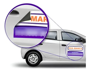 IMÃ PARA CARRO ADESIVADO