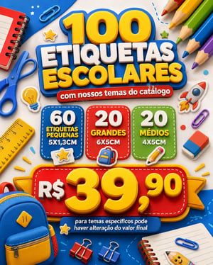 ETIQUETAS ESCOLARES