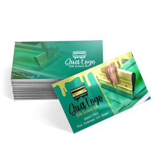 Cartão de visita em papel 300g COLORIDO FRENTE E VERSO Couchê 300g 9x5cm IMPRESSSO  FRENTE E VERSO COLORIDO Verniz Total Brilho frente e verso colorido Corte Reto 