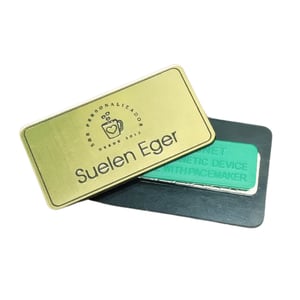 Botton Broche Magnético Personalizado Espelhado Acrilico Luxo Sua Logo Nome Profissão ACRÍLICO / IMÃ     