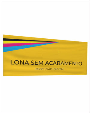 Lona Impressa Lona  4x0 Brilho Sem acabamento 