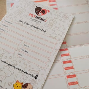 Carteira de Vacinação Veterinária