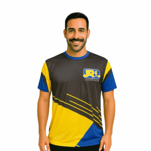 Camisa Sublim. Total Helanquinha e Poliéster PP Todos os Tamanhos 4x4 Colorida Frente e Costa Sublimação Total Viés de Cor Para quantidades grandes, entre em contato pra valor ESPECIAL