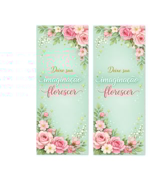 Marcador de Página Couchê 250g 5x18 4x4 Verniz Total Frente  