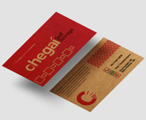 Cartão de Visita - Kraft (Frente e Verso) Papel Kraft 9x5 4x4  Corte Reto 