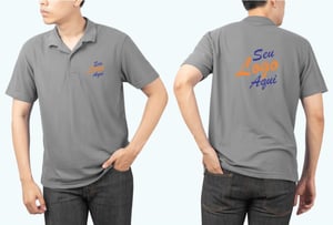 Camiseta Polo PV (Poliéster e Viscose)    Bordado 