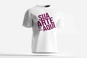 Camiseta Branca 100% Poliéster     