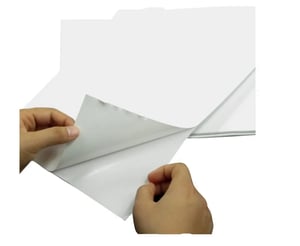 Adesivo Vinil A4 (sem corte)      