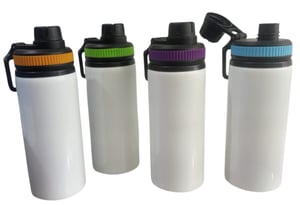 Garrafa Squeeze 600ml - Tampa Emborrachada      