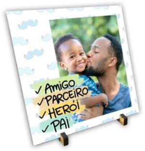 Azulejo - Personalizado C/ Suporte 15x15  15x15    