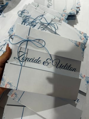 CONVITE CASAMENTO COM DOBRA